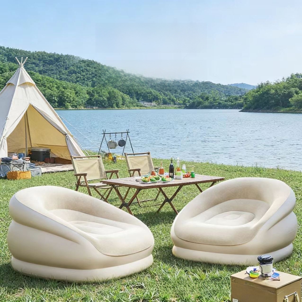 Outdoor Furniture Designer - 캠 음악 축제를 위한 휴대용 Iatable
