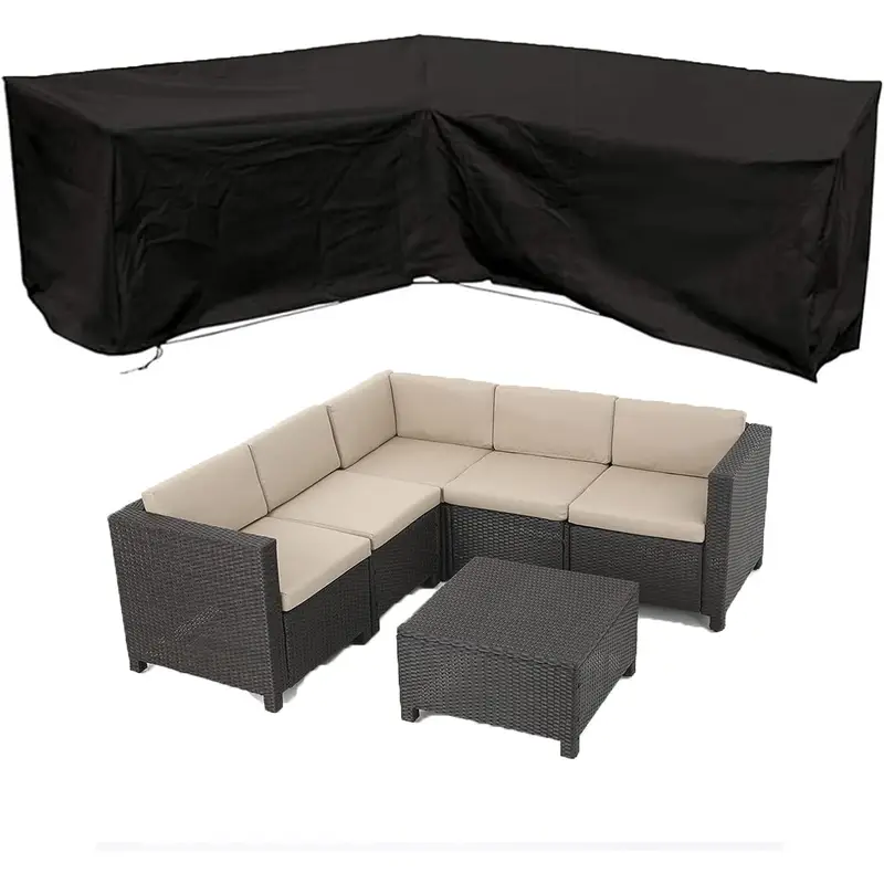 Outdoor Furniture Upholstery Near Me - 자외선 차단 L자형 야외 소파 커버