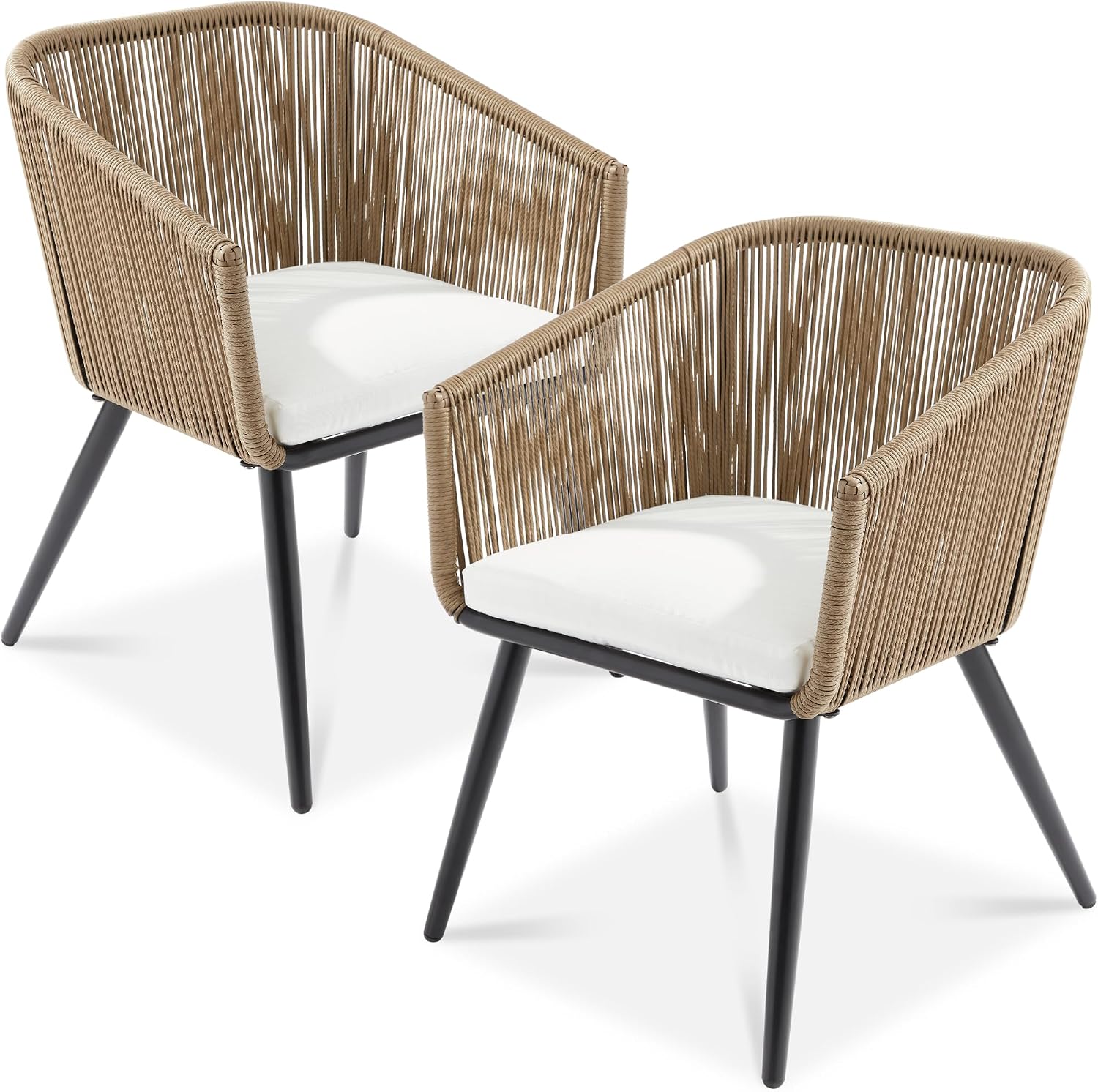 Outdoor Furniture Designer - 야외용 라탄 파티오 식사용 의자, 직조