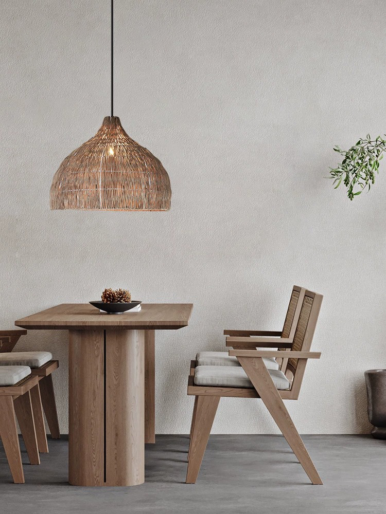 식탁 바용 심플하고 창의적인 등나무 펜던트 조명, 레트 - Outdoor Furniture Rh 리뷰 및 가격