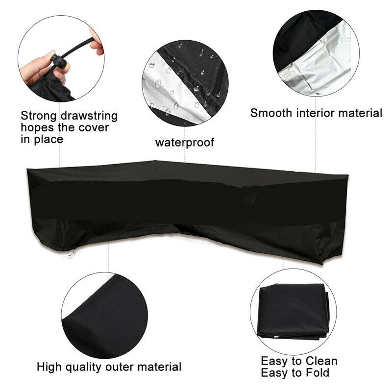 L자형 가구 방수 커버 야외 정원 파티오 등나무 소파  - Outdoor Furniture Upholstery Near Me 리뷰 및 가격