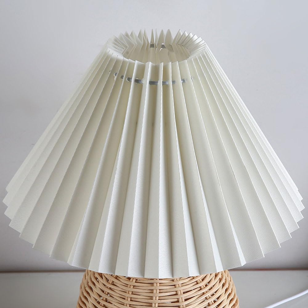 SCKDAY LED 주름 테이블 램프 라탄 베이스 레트 - Outdoor Furniture Rh 리뷰 및 가격