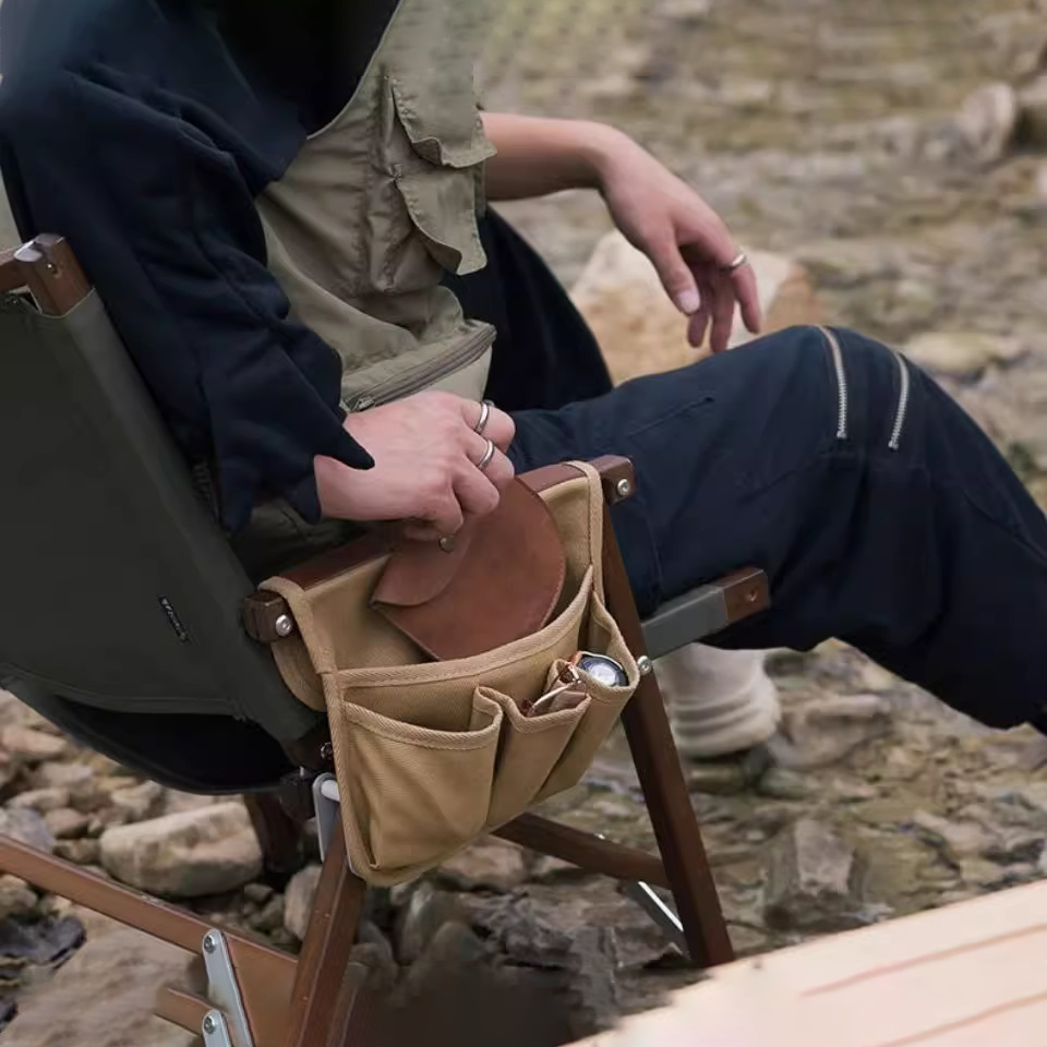 1×캠핑 의자 팔걸이 보관 가방 야외 휴대용 의자 측면 - Outdoor Furniture Rh 리뷰 및 가격