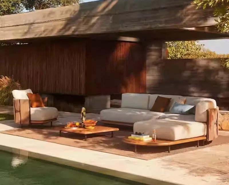 북유럽 스타일 야외 라탄 소파 빌라 마당 정원 선룸 디 - Outdoor Furniture Designer 리뷰 및 가격