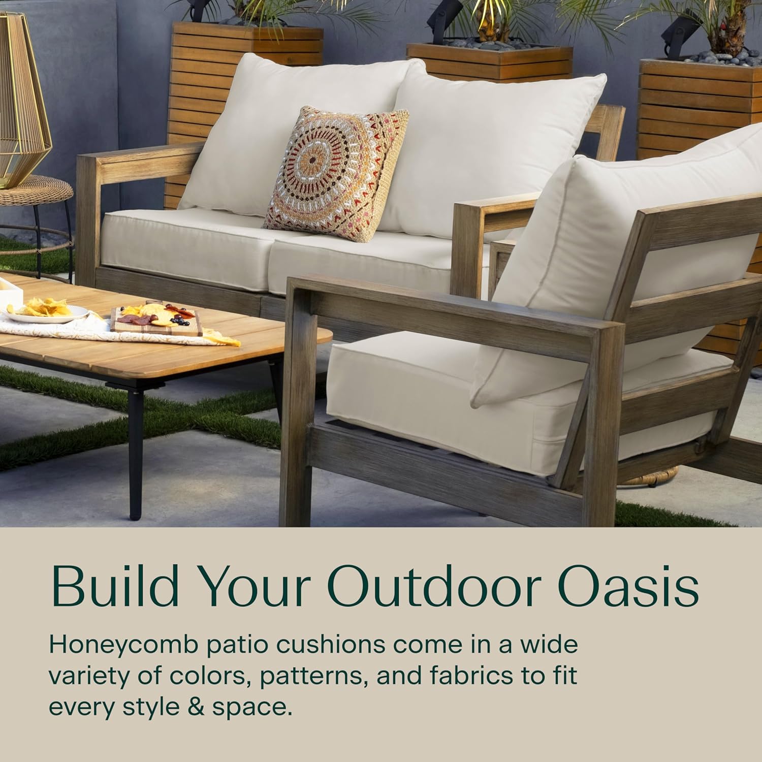 야외용 파티오 가구, 솔리드 본 컬러, 질감 있는 깊은 - Outdoor Furniture For Patio 리뷰 및 가격