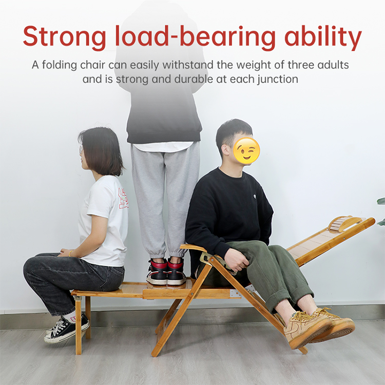 가볍고 현대적인 디자인의 대나무 접이식 라운지 의자,  - Outdoor Furniture Designer 리뷰 및 가격