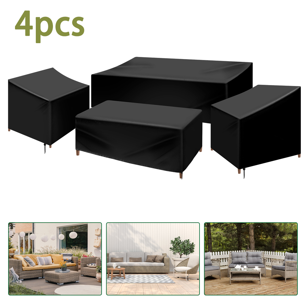 튼튼한 방수 파티오 가구 커버 세트, 옥스포드 천, 야 - Outdoor Furniture Upholstery Near Me 리뷰 및 가격