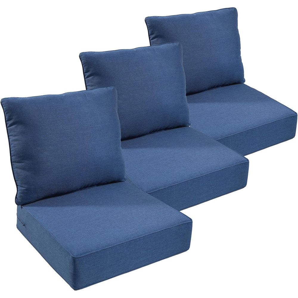 야외용 가구 쿠션, 6인치 두께의 방수 시트 쿠션, 2 - Outdoor Furniture For Patio 리뷰 및 가격